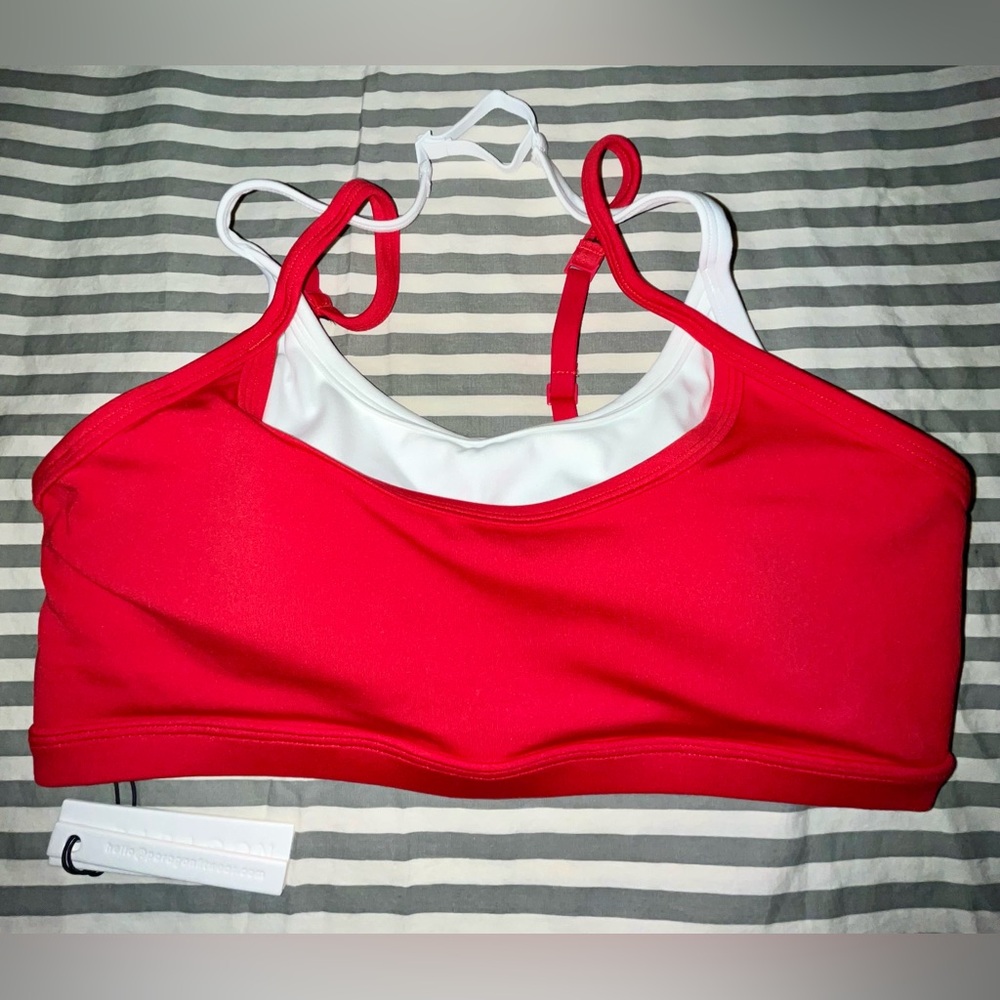 Paragon Fitwear Reluna Double-Layer Sports Bra and Leggings in Siren Size M - Picture 2 of 7